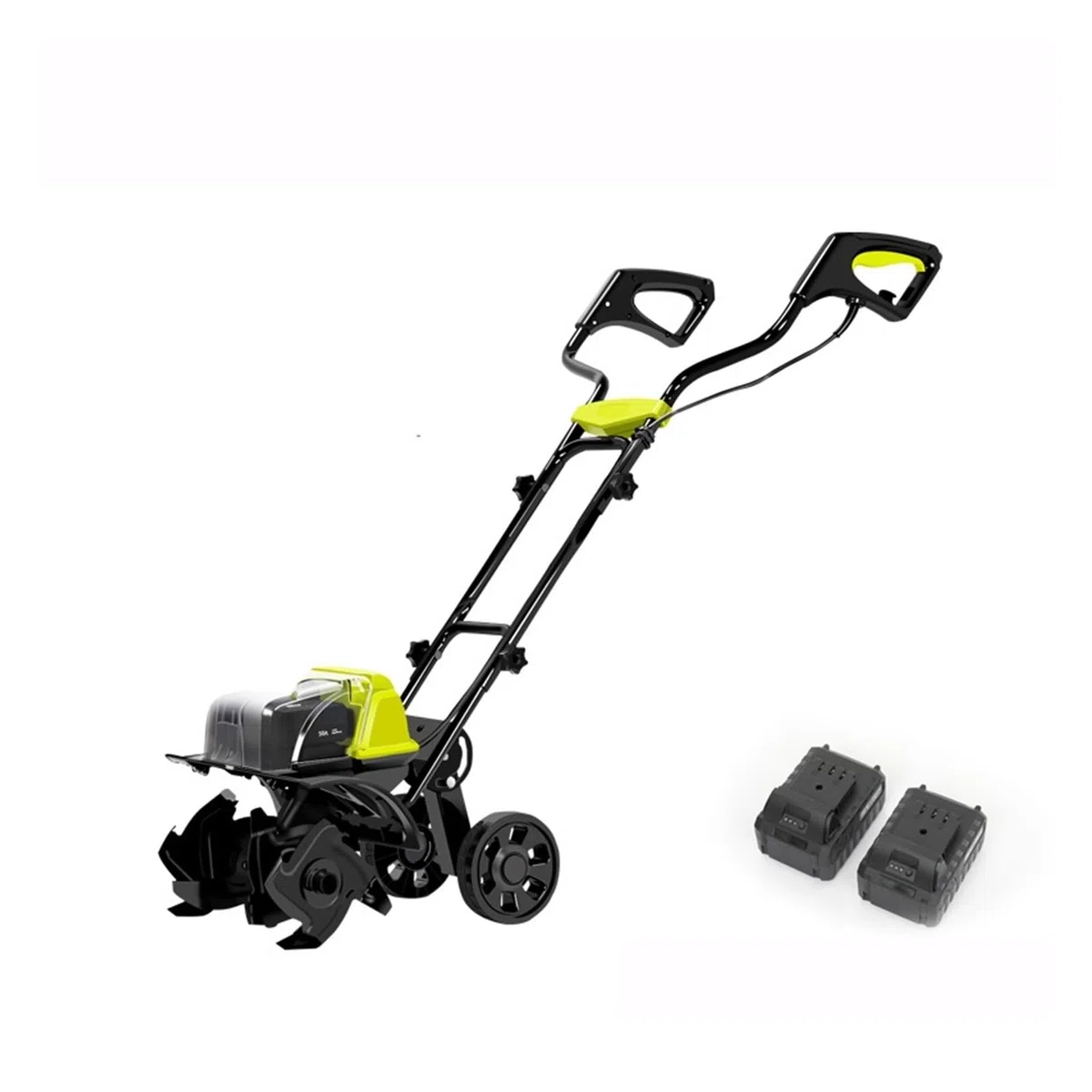 Tondeuse à gazon électrique, 2400W électrique petit sol Ripper motoculteur 40V sans brosse labour Machine ménage jardin potager parcelle serre verger Pour les pièces de rechange d'outils de jardin